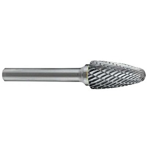 Holemaker: Holemaker Carbide Burr 5/8x1inx1/4in Tree Radius End DC