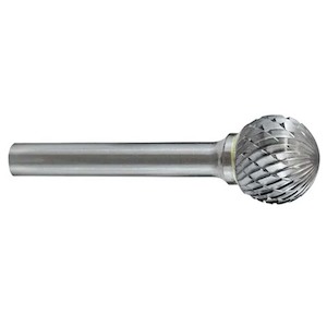 Holemaker Carbide Burr 5/8inx1/4in Ball Shape DC