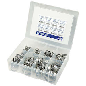 Kale 135pc Grab Kit Assortment WD 9/12mm W4 | Hose Clamps