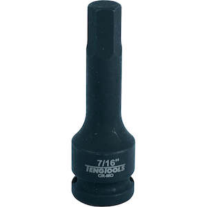 Teng 1/2in Dr. Hex Bit Impact Socket 7/16