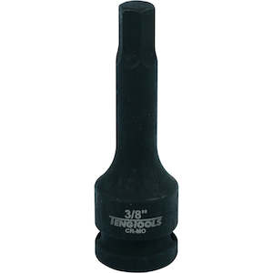Teng 1/2in Dr. Hex Bit Impact Socket 3/8