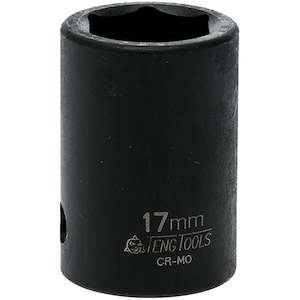 Impact Sockets: Teng 1/2in Dr. Impact Socket 17mm ANSI