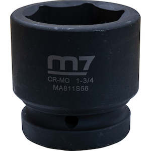 Impact Sockets: M7 Impact Socket 1in Dr. 1-3/4in