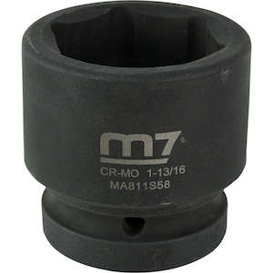 Impact Sockets: M7 Impact Socket 1in Dr. 1-13/16in