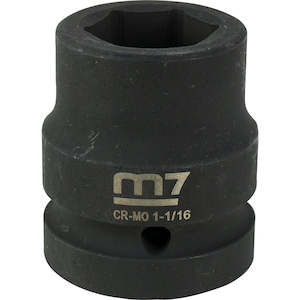 Impact Sockets: M7 Impact Socket 1in Dr. 1-1/16in