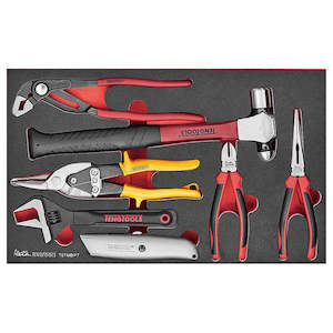 Teng 7pc Plier and Hammer Set (EVA)