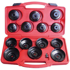 Oil Filter Wrenches: AmPro Oil Filter Wrench Set 14pc 65-100mm