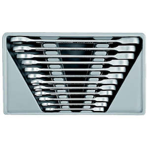 Combination Spanners: Teng 12Pc Ratchet Combination Spanner Set (MM)