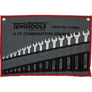 Teng 15pc Combination Metric Spanner Set w/Wallet 5.5-19mm