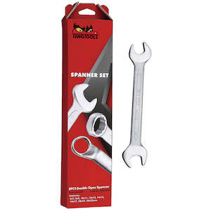 Spanner Sets: Teng 8pc Double Open End Spanner Set (MM)