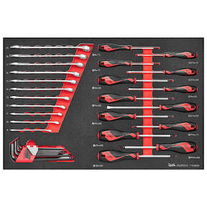 Teng 33pc Screwdriver-Spanner & Hex Key Set (EVA)