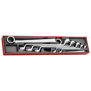 Spanner Sets: Teng 7pc AF Spanner Set Dbl. Ring 1/4-1-1/4in - TTX-Tray