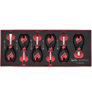Screwdriver Sets: Teng 6pc Stubby Screwdriver Set