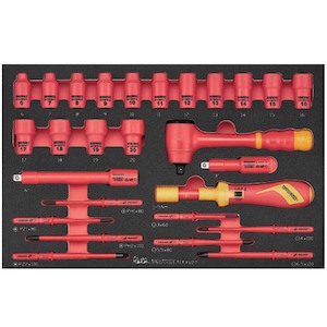 Screwdriver Sets: Teng 27pc Socket & Torque Screwdriver Set Insulated