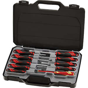 Screwdriver Sets: Teng 10pc MD TT-MV+ FL-PH-PZ Screwdriver Set