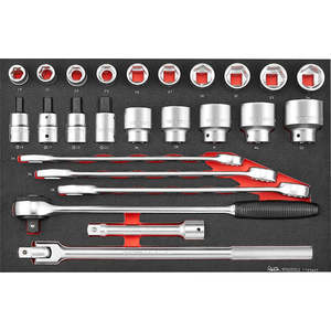 Sockets: Teng 25pc Metric 6-Point Socket & Spanner Set