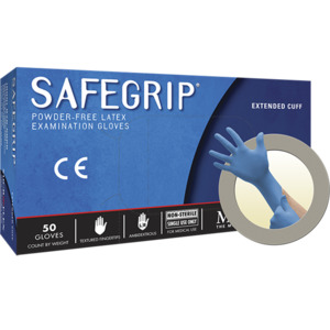 Microflex Safegrip Pf Latex Gloves Xlarge (Box 50)
