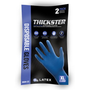 Sas Thickster Pf Latex Gloves Xlarge (2 Pair)