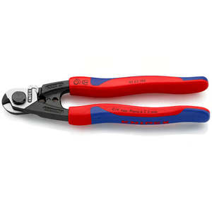 Hand Tools: KNIPEX Wire Rope Cutter, Forged, 190mm