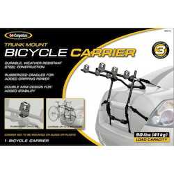 Clearance: Cargoloc Bicycle Carrier - Trunk Mount Type 3-Bikes #32513