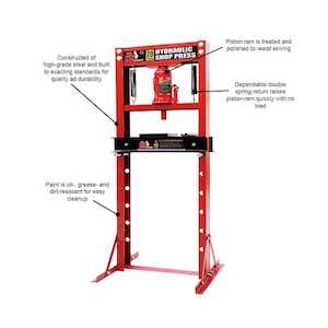 Torin Big Red: Torin - Big Red Hydraulic Press 20 Ton 150mm Stroke