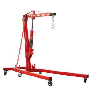 Clearance: Torin - Big Red Foldable Engine Hoist 2 Ton with Engine Leveler - END OF LINE (BRAND NEW)