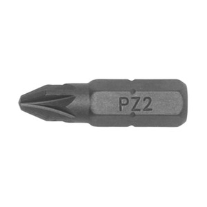 Handtools: 10pc 1/4in Hex PZ 2 Bit X 25mm (L)