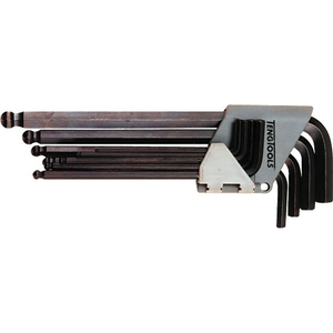 Handtools: Teng 9pc Ball-End AF Hex Key Set – 5/64-3/8in