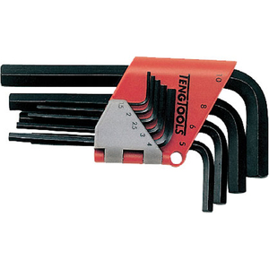 Teng 9pc Standard Metric Hex Key Set – 1.5- 10.0mm