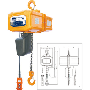 Products: ITM 240V Electric Hoist-500kg-6 Meter Lift