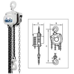 ITM Chain Block-Heavy Duty-500 kg-3 Meter Lift