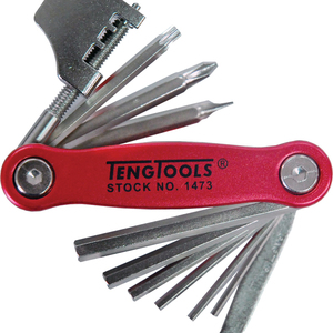 Handtools: Teng 11pc Retractable Bike Kit