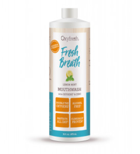 Products: Oxyfresh Power Rinse Lemon-Mint 473mL 