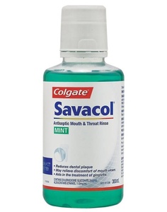 Products: Colgate Savacol MouthWash 