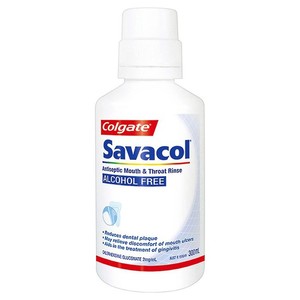 Colgate Savacol Alcohol Free Antiseptic Mouth and Throat Rinse
