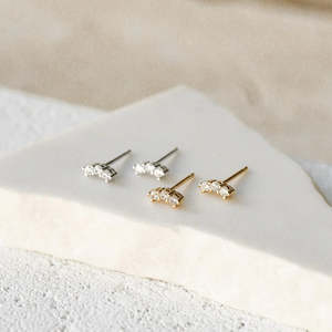 Jewellery: Britt | Earrings | Gold and Silver