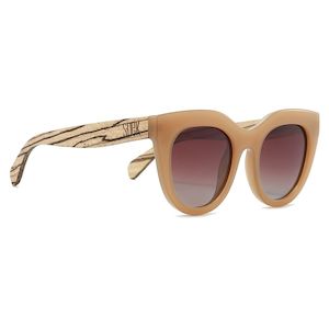 SOEK. | MILLA CARAMEL l Caramel Frame l Graduated Brown Lens l White Maple Arms