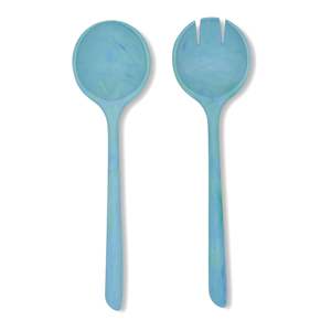 Home And Garden: Salad Servers | Teal