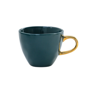 Coffee Cup | Set of 4 | Good Morning | Blue Green