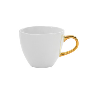 Coffee Cup | Set of 4 | Good Morning | White