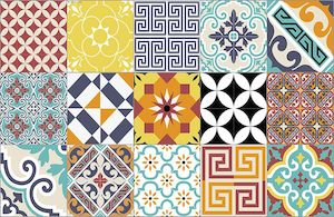 Tableware: Vinyl Placemat | Beija Flor | Colourful Eclectic