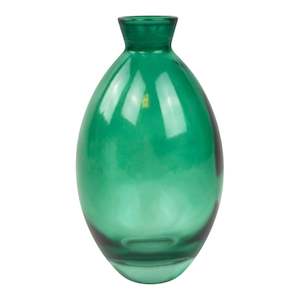 Glassware: Bud Glass Vase | Forrest Green