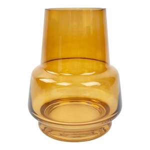 Abstract Glass Vase | Rust