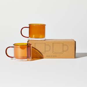 Double Trouble Cups in Amber