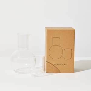 Belly Carafe + Cup Set in Clear