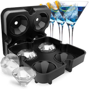 Ice Cube Trays: Large Diamond Ice Tray
