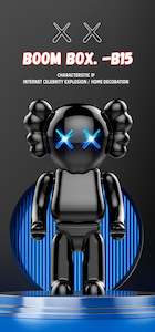 Speaker: Trendy Cartoon Bear Bluetooth Speaker, Powerful Desktop Wireless Speaker with Deep Bass & Stylish Design