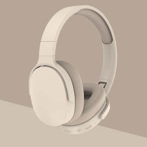 Headphones: Headphones Bluetooth Over-Ear with Noise Cancelling, Low Latency, Foldable Design - 3D HiFi Stereo Headset for Travel, Home Office, Game Mode