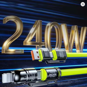 Cable: WEKOME 4-in-1 Super Fast Charging Mobile Data Cable 240W