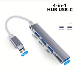 New Arrivals: 4 Port Multi Splitter Type C HUB 3.0 USB 3.1 Adapter OTG For Xiaomi Lenovo Macbook 13 15 Air Pro PC Computer Accessories
